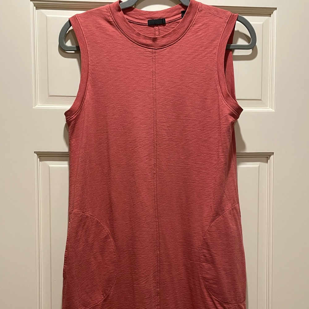 ATM sleeveless shirtdress